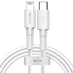 Кабель Baseus BMX Mini MFI Cable Type-C to Lightning 480Mb PD 18W 2.4A 1.2m CATLSW-A02 White
