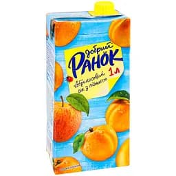 Сок Доброе Утро абрикосовый 1 л