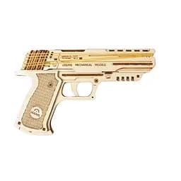 Механічний 3D пазл Ukrainian Gears Пістолет Вольф-01, 62 елементи (70047)