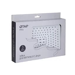 Верхній душ Qtap Hlavova 260x180 мм прямокутний QTHLA107CRM45785 Chrome/White, Білий - мініатюра 5