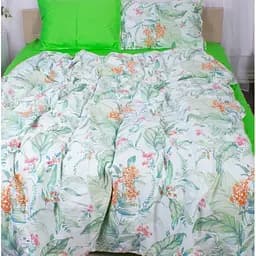 Комплект постільної білизни MirSon Natural Flowers сатин 220х200 см