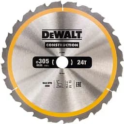 Диск пильный DeWalt Construction 305х30 мм 24z (DT1958)