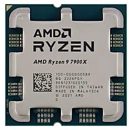 Процессор AMD Ryzen 9 7900X (100-000000589) (Socket AM5, 24T, 5.6 ГГц, Tray) Б/у