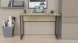 Компьютерный стол Ferrum-decor Коди 75x140x70 черный ДСП Дуб Сонома 16мм (FRD-103782)