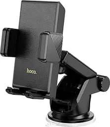 Автомобильный держатель Hoco H49 для телефона на лобовое стекло и приборную панель угол поворота 360 Черный