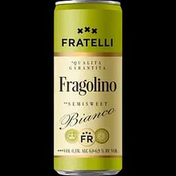 Набір напоїв винних Fratelli Moscato слабоалкогольних газованих: Bianco напівсолодкий білий + Bongo білий напівсолодкий + Maracuja Giallo білий напівсолодкий + Rosso червоний напівсолодкий + Fragolino Bianco білий напівсолодкий 3.3 л (10 шт. х 0.33 л) - мініатюра 6