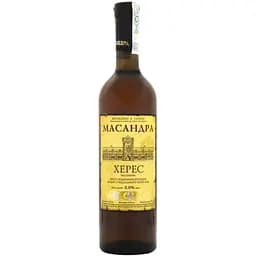 Вино Массандра Херес ординарное белое крепленое 0.75 л