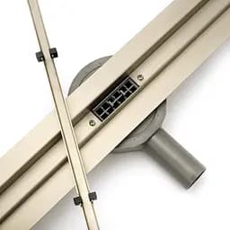 Душовий канал Rea Neo Slim mirror gold pro 100 см REA-G5612 - мініатюра 2