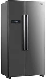 Холодильник SbS Beko GNO5221XP - 186.2х97.2х77 563 л No-frost нержавіюча сталь сталь (GNO5221XP) - мініатюра 2