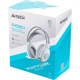 Комп'ютерна гарнітура A4Tech FH300U White [122700] - мініатюра 10