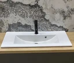 Умивальник VBI Teora 80 white врізний VBI-018052, Білий - мініатюра 4