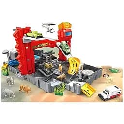 Парковка SY 9944 з машинками, тваринами та наліпками