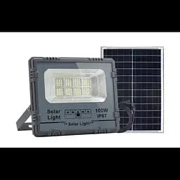 Вуличний LED ліхтар на сонячних батареях Yiwu прожектор світлодіодний вуличний 120 LED 100 Вт із сонячною панеллю HP-5-60
