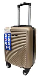 Валіза Easy Move 002 міні XS 40x30x20 см, ABS, 4 колеса, кодовий замок, 20 л, Шампань - мініатюра 1