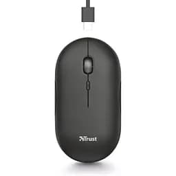 Мишка Trust Puck Wireless/Bluetooth Silent Black (24059) - мініатюра 2