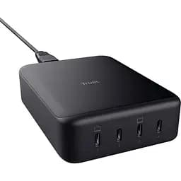 Зарядний пристрій Trust Maxo 240Вт,GaN, 4xUSB-C,PD, чорний (25413_TRUST)