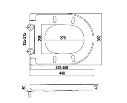 Сидіння для унітазу AM.PM Inspire Soft Close (C507852WH) - мініатюра 5