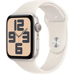 Смарт-годинник Apple Watch SE 2 GPS 44mm Starlight Aluminium Case with Starlight Sport Band S/M 2024 (MXEU3) [123343]