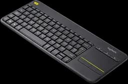 Клавіатура бездротова Logitech K400 Plus Black (920-007145) - мініатюра 3