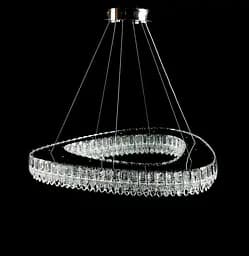 Кришталева світлодіодна люстра Splendid Ray L7069/800/1 LED (CH+clear) - мініатюра 3