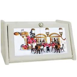 Хлібниця дерев'яна Mazhura Кафе 21х40.5х30.5 см (mz508557)