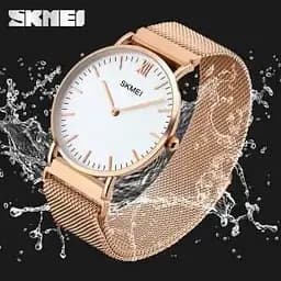 Жіночий ультратонкий годинник Skmei 1182 Cruize Золотистий - мініатюра 5