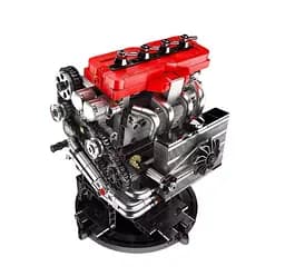 Конструктор двигун Mould King Mitsubishi 4G63T Turbocharged Inline-Four Engine L4 10235 моторозований дитячий мотор 811 деталей