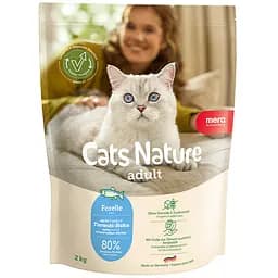 Сухой корм Mera Cats Nature Adult Trout (Forelle) с форелью для взрослых кошек всех пород 2 кг 