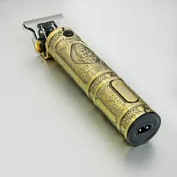 Машинка для стрижки волосся VGR V-085 Gold, тример для бороди, бездротовий окантовочний чоловічий, золотистий - мініатюра 6