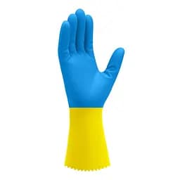 Рукавички господарські Добра Господарочка Латексні Надміць Розмір L (4820086523783) - мініатюра 2