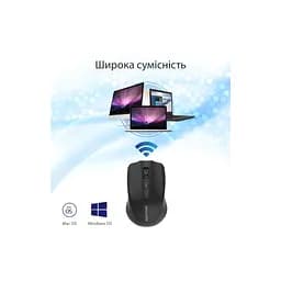 Мишка Promate Clix-8 Wireless Black (clix-8.black) - мініатюра 7