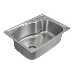 Кухонна мийка з нержавіючої сталі Platinum САТІН 5843 (0,6/210 mm), Satin - мініатюра 3