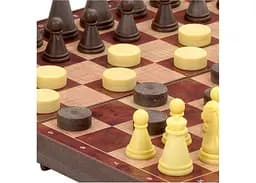 Настільна гра CAYRO Магнітні шахи-шашки малі (поле 16х16 см) (450) - мініатюра 2