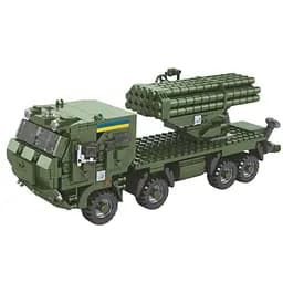 Конструктор KB 1102 "Военный БТР" 700 деталей, ВСУ, серия "Защитники Отечества", в коробке