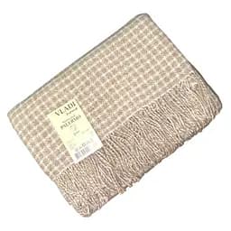 Плед вовняний Vladi Палермо 140x200 біло-бежевий (117928)