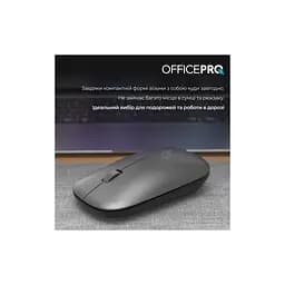 Мишка OfficePro M225G Silent Click Wireless Gray (M225G) - мініатюра 12