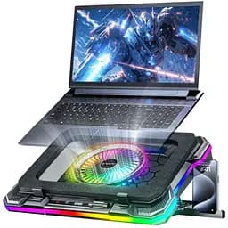 Охолоджувальна підставка для ноутбука до 19 дюймів GamePro GPCP-950 1xfans - мініатюра 5