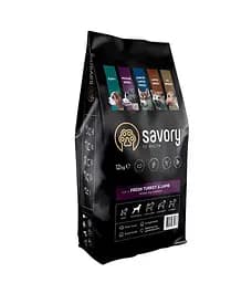 Сухой корм Savory Large Breeds rich in Fresh Turkey & Lamb 12 кг для собак больших пород (индейка и ягненок)