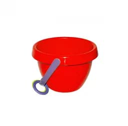 Дитяче іграшкове відерце "Латаття" Colorplast 1081 Червоний