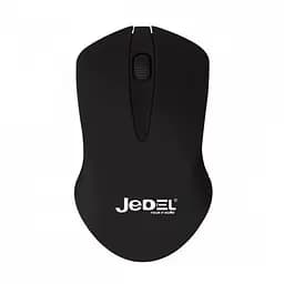 Бездротова комп'ютерна миша чорна з оптичним сенсором JEDEL W120 1000dpi - мініатюра 4