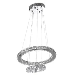 Люстра подвесная Brille в холл с пультом для холла LED 48W WW+NW+CW CH (BR-988S/2)