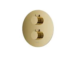 Душова система прихованого монтажу Corsan Lugo gold + BOX з термостатом Z03TGL, Золотий - мініатюра 3