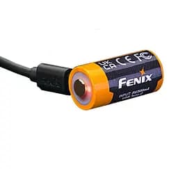 Акумулятор 16340 Fenix 800mAh Li-ion Type-C (Чорно-жовтий) - мініатюра 3