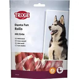 Лакомство для собак Trixie Denta Fun Палочка для чистки зубов утка 6 см 120 г