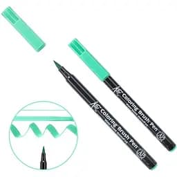 Маркер-кисть акварельная KOI Зелено-синий (28) Sakura