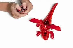 Нано-робот Hexbug Dragon Single на ІЧ-управлінні, червоний (409-6847_red) - мініатюра 7