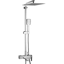 Душова система Gappo G2418, вилив - перемикач на лійку, хром