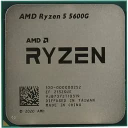 Процессор AMD Ryzen 5 6C/12T 5600G 3.9/4.4GHz,16MB,65W Radeon Vega 7 AM4 tray