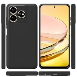 Силіконовий чохол BeCover для Nubia V60 Design Black (712775) - мініатюра 2