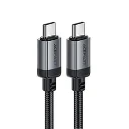 Кабель Acefast C20-03 USB-C to USB-C aluminum alloy charging data cable чорний - мініатюра 3